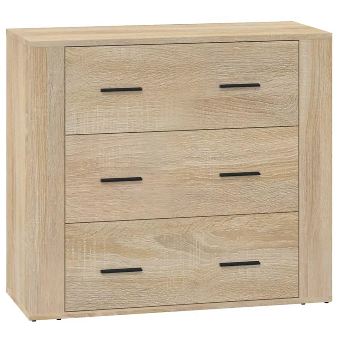 Vidaxl Sideboard Sonoma-eiche 80x33x70 Cm Holzwerkstoff günstig online kaufen