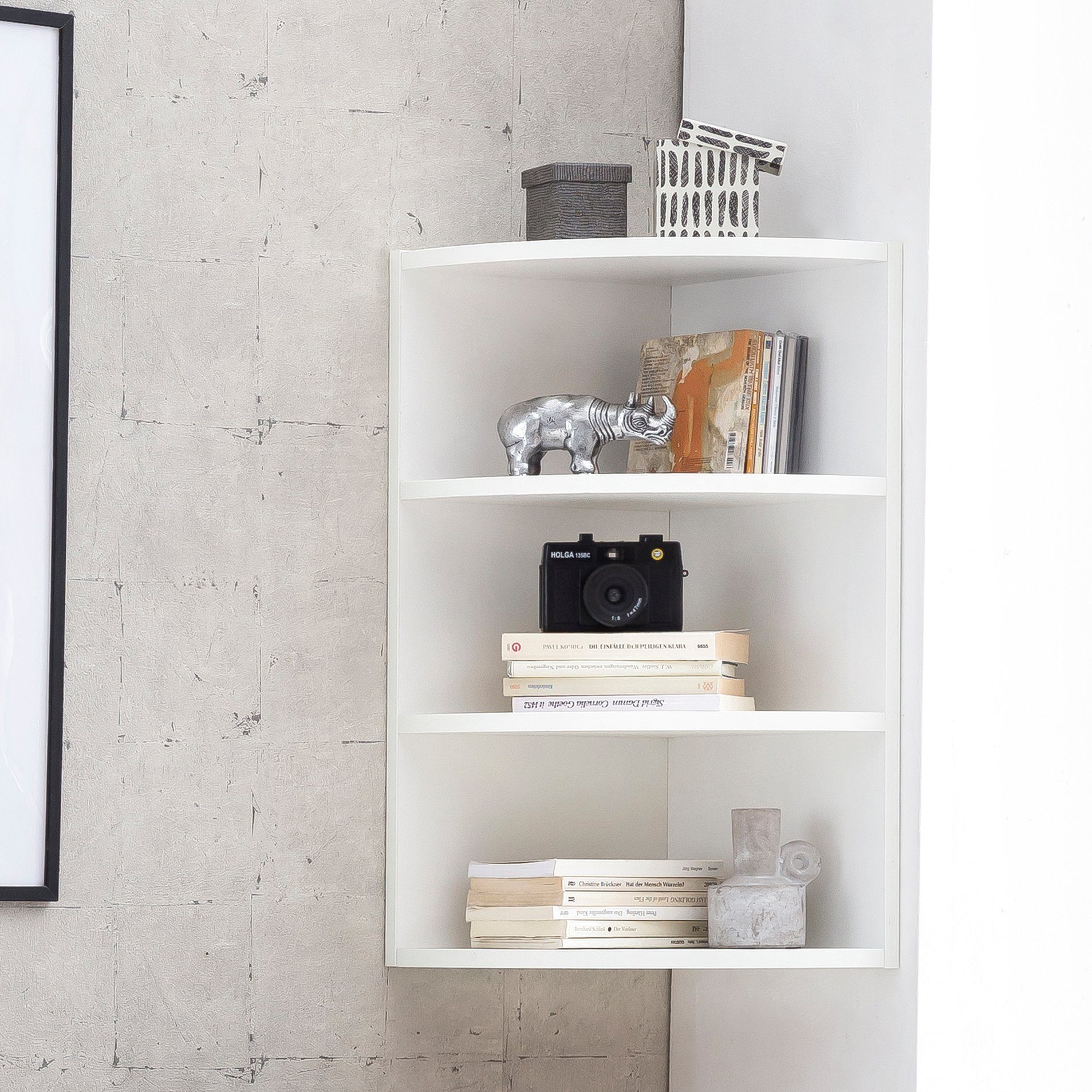 KADIMA DESIGN Wandregal Eckregal NIDDA - günstig online kaufen