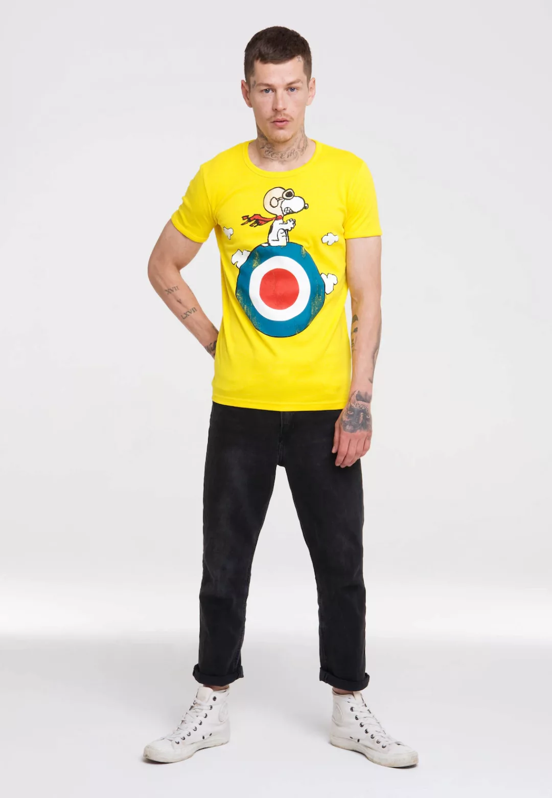 LOGOSHIRT T-Shirt "Peanuts - Snoopy Pilot" günstig online kaufen