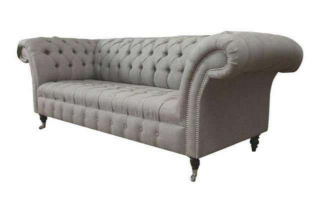 Xlmoebel Sofa Chesterfield 3-Sitzer Polsterbank Sofas Textil Zeitgenössisch günstig online kaufen