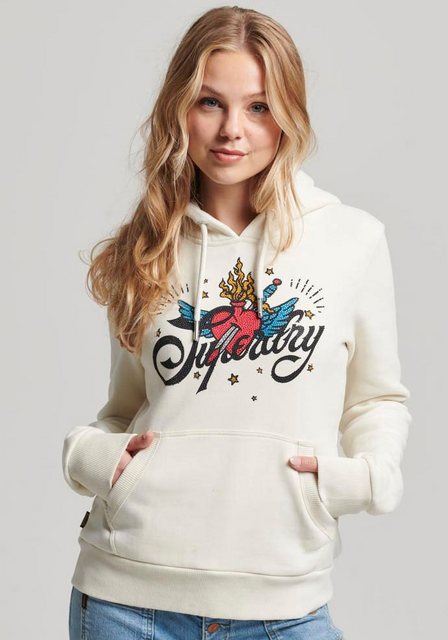 Superdry Kapuzensweatshirt TATTOO SCRIPT GRAPHIC HOODIE günstig online kaufen