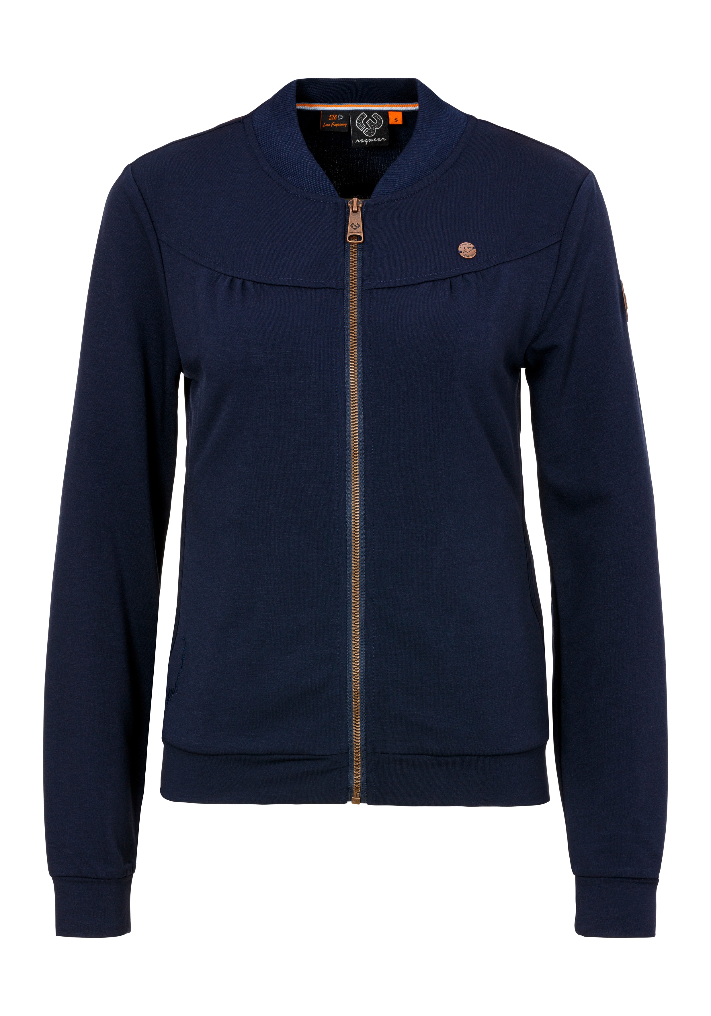 Ragwear Sweatjacke "KENIA CORE", mit Logo und gerafften Details günstig online kaufen