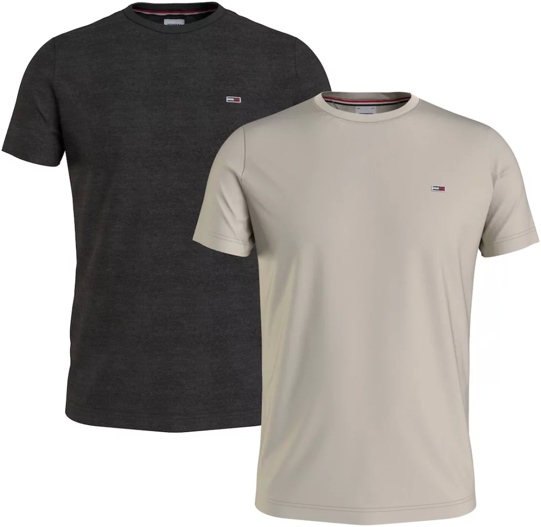 Tommy Jeans T-Shirt "TJM 2PACK SLIM JERSEY TEE", mit Rundhalsausschnitt günstig online kaufen