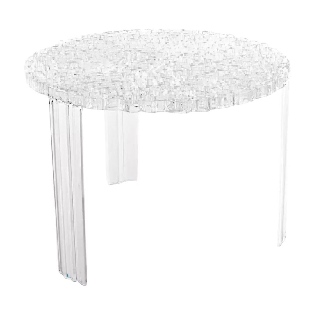 Couchtisch T-Table Medio plastikmaterial transparent - Kartell - Transparen günstig online kaufen