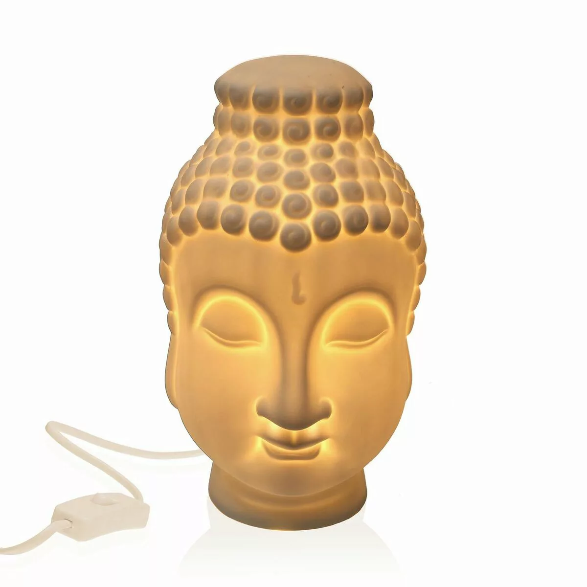 Tischlampe Versa Gautama Buddha Porzellan (15 X 25,5 X 15,5 Cm) günstig online kaufen