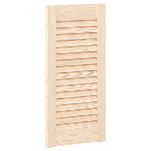 vidaXL Mehrzweckschrank Schranktür Lamellen-Design 61,5x29,5 cm Massivholz günstig online kaufen