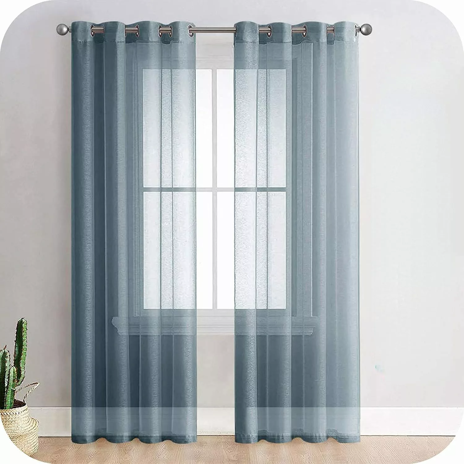 BYSURE Gardine, Ösen (2 St), transparent, günstig online kaufen
