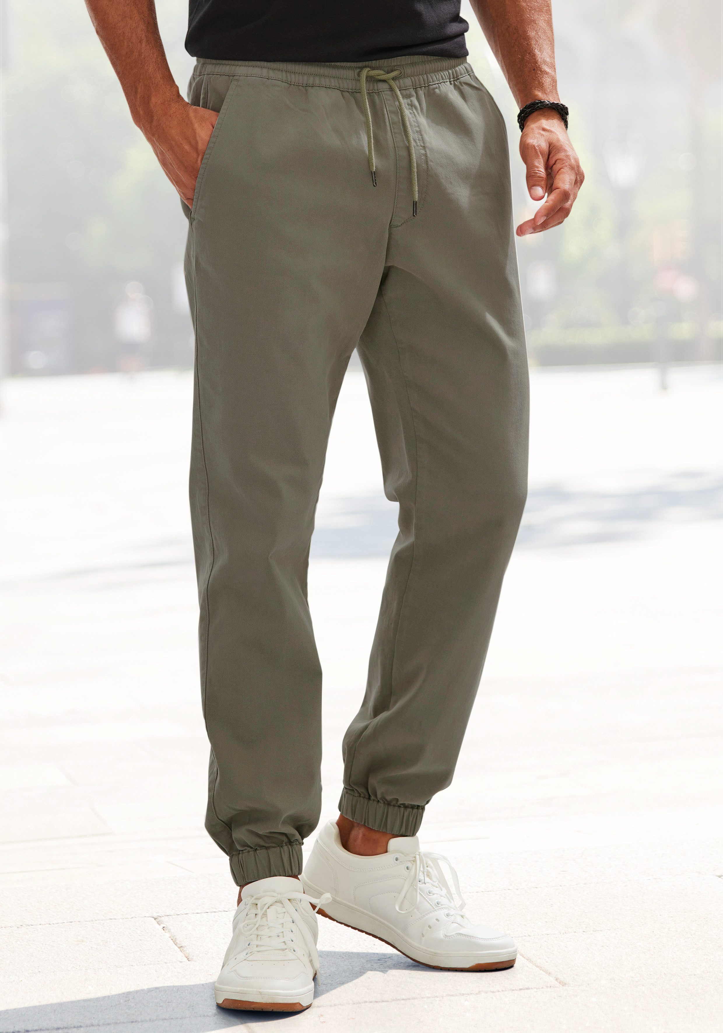 John Devin Jogger Pants "Jogg Pants", aus elastischer Baumwoll-Qualität günstig online kaufen