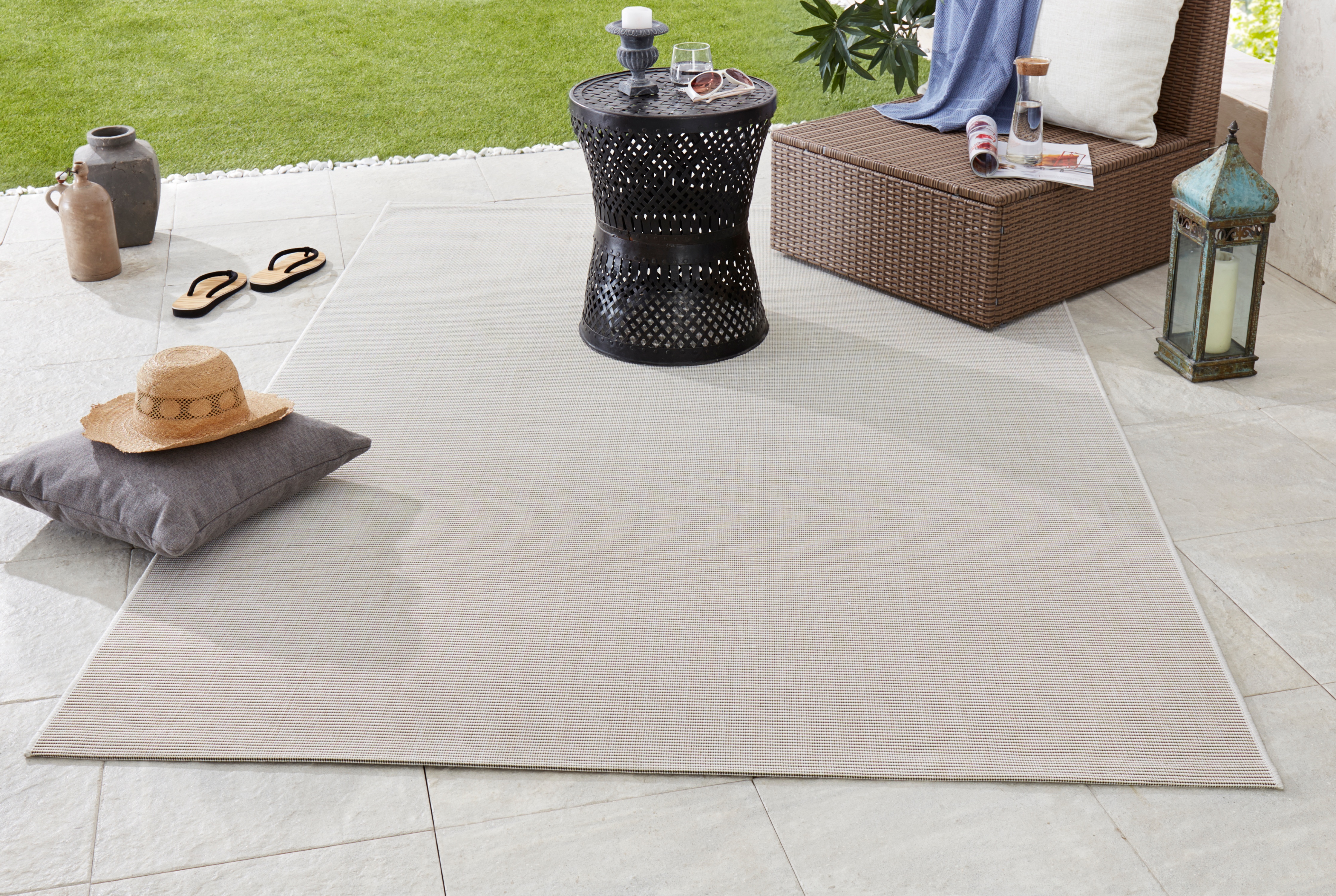 NORTHRUGS Teppich »Match«, rechteckig, 8 mm Höhe, In-& Outdoor, Kurzflor, L günstig online kaufen