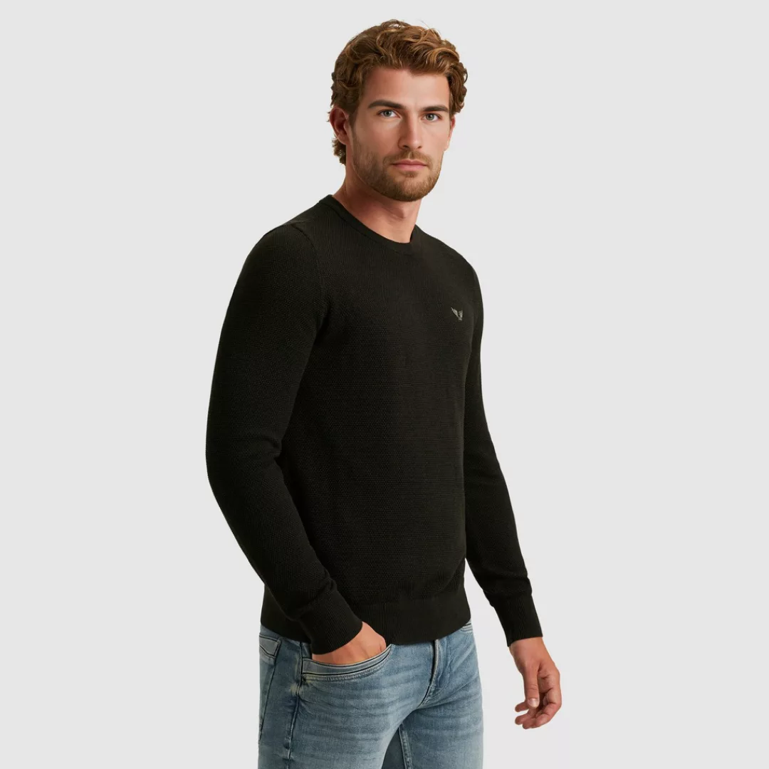 PME LEGEND Rundhalspullover, mit Logo Stickerei günstig online kaufen