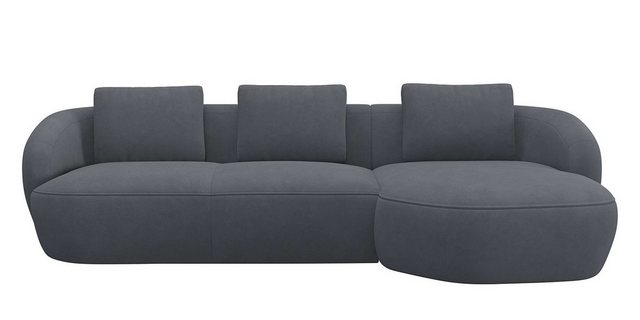 FLEXLUX Wohnlandschaft Torino, rund, L-Form, Sofa-Ecke mit Recamiere, Longc günstig online kaufen