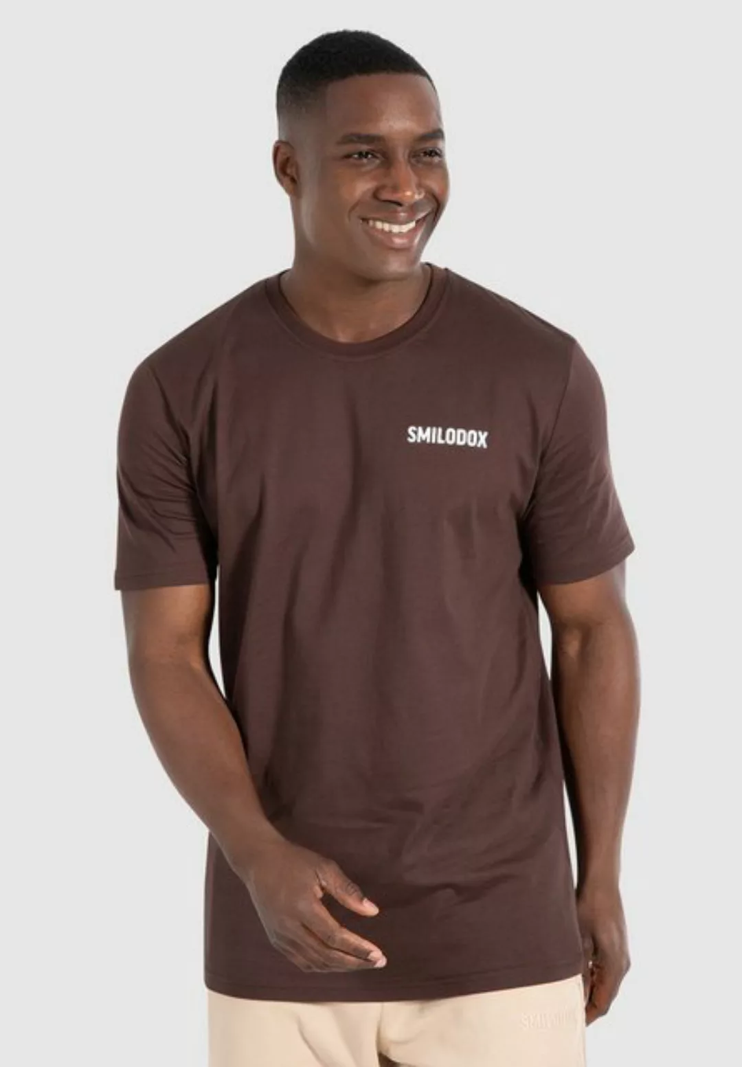 Smilodox T-Shirt Lennard 100% Baumwolle günstig online kaufen