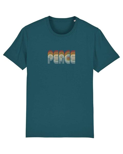 "Peace" Print T-shirt Aus Bio Baumwolle günstig online kaufen