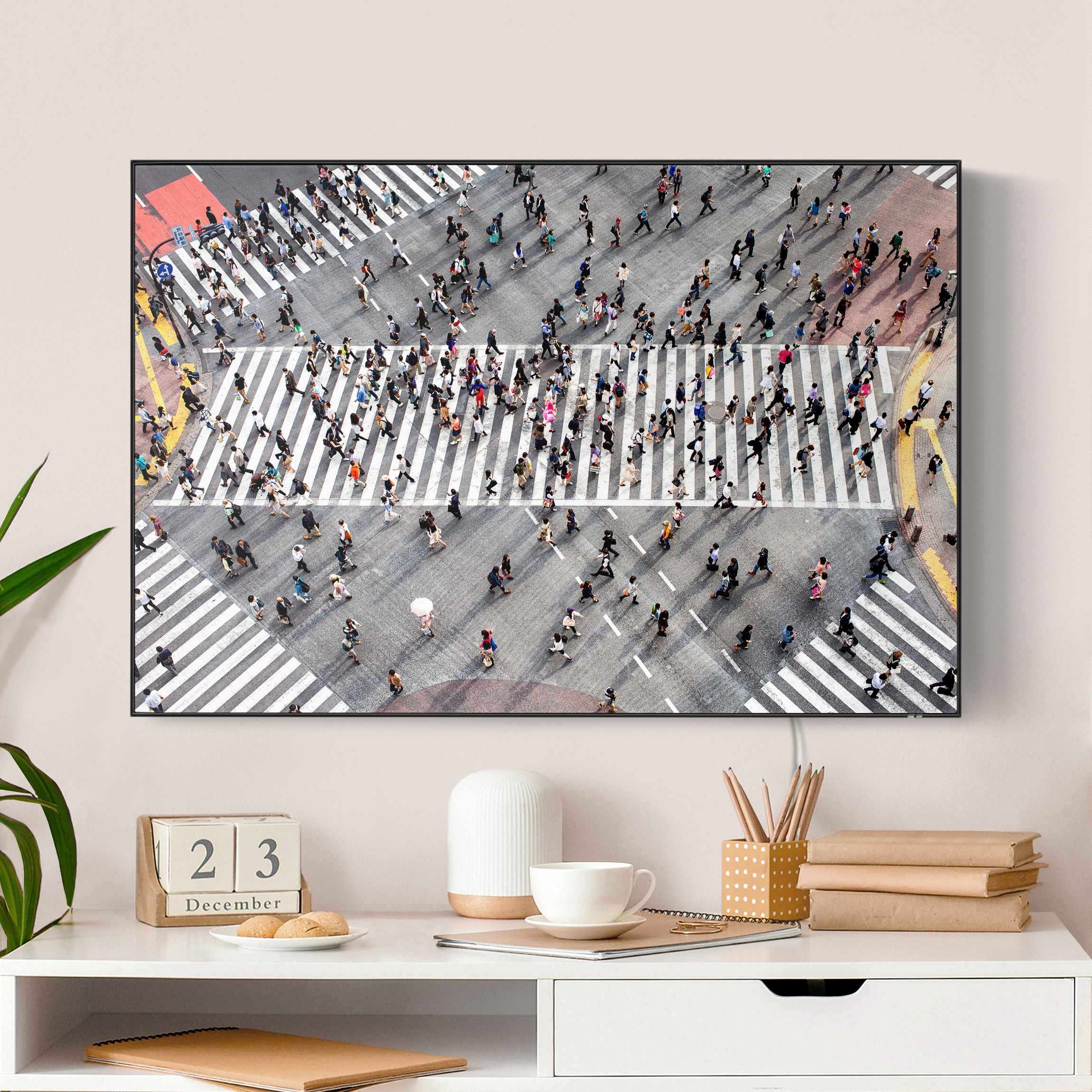 LED-Wechselbild Shibuya Crossing in Tokio günstig online kaufen