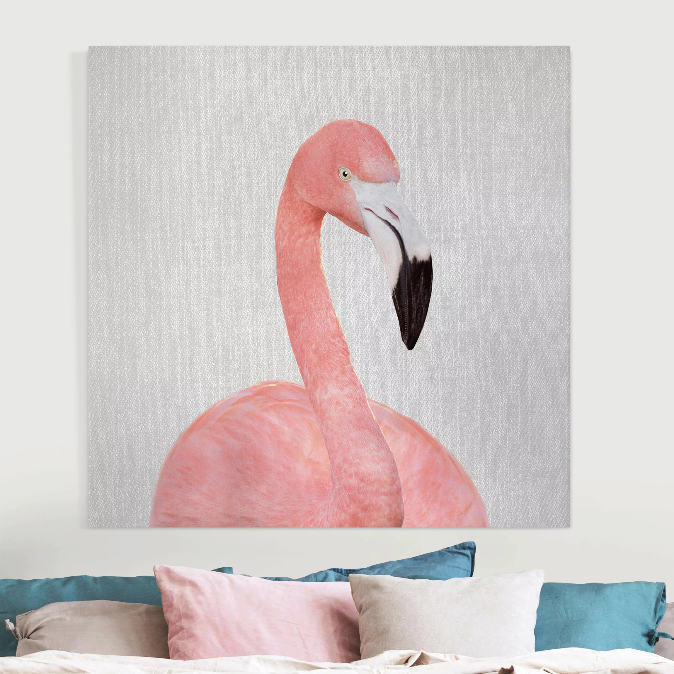 Leinwandbild Flamingo Fabian günstig online kaufen