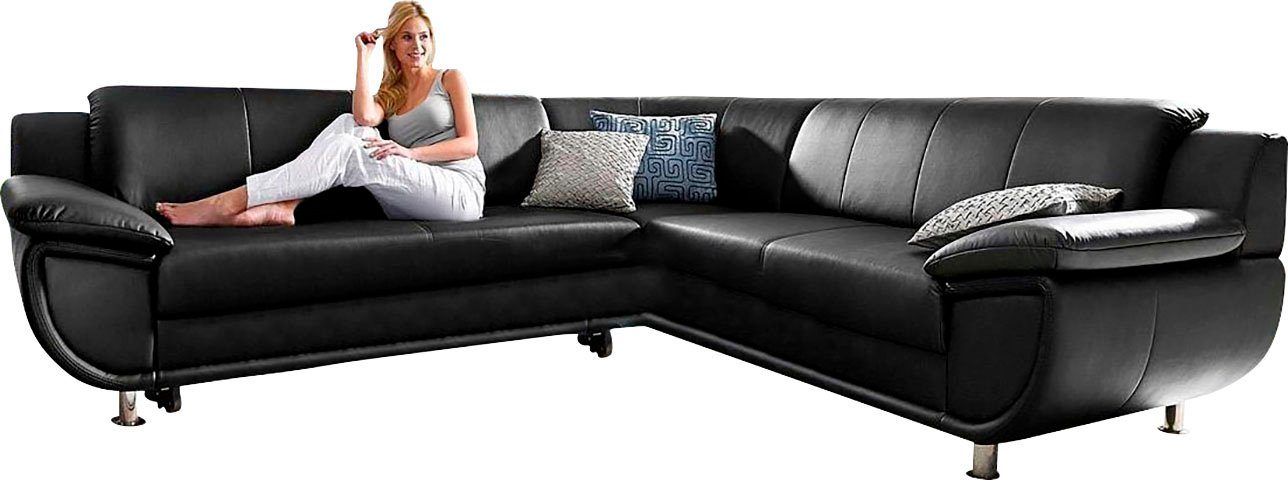 TRENDMANUFAKTUR Ecksofa Rondo wahlweise mit Schlaffunktion, günstig online kaufen