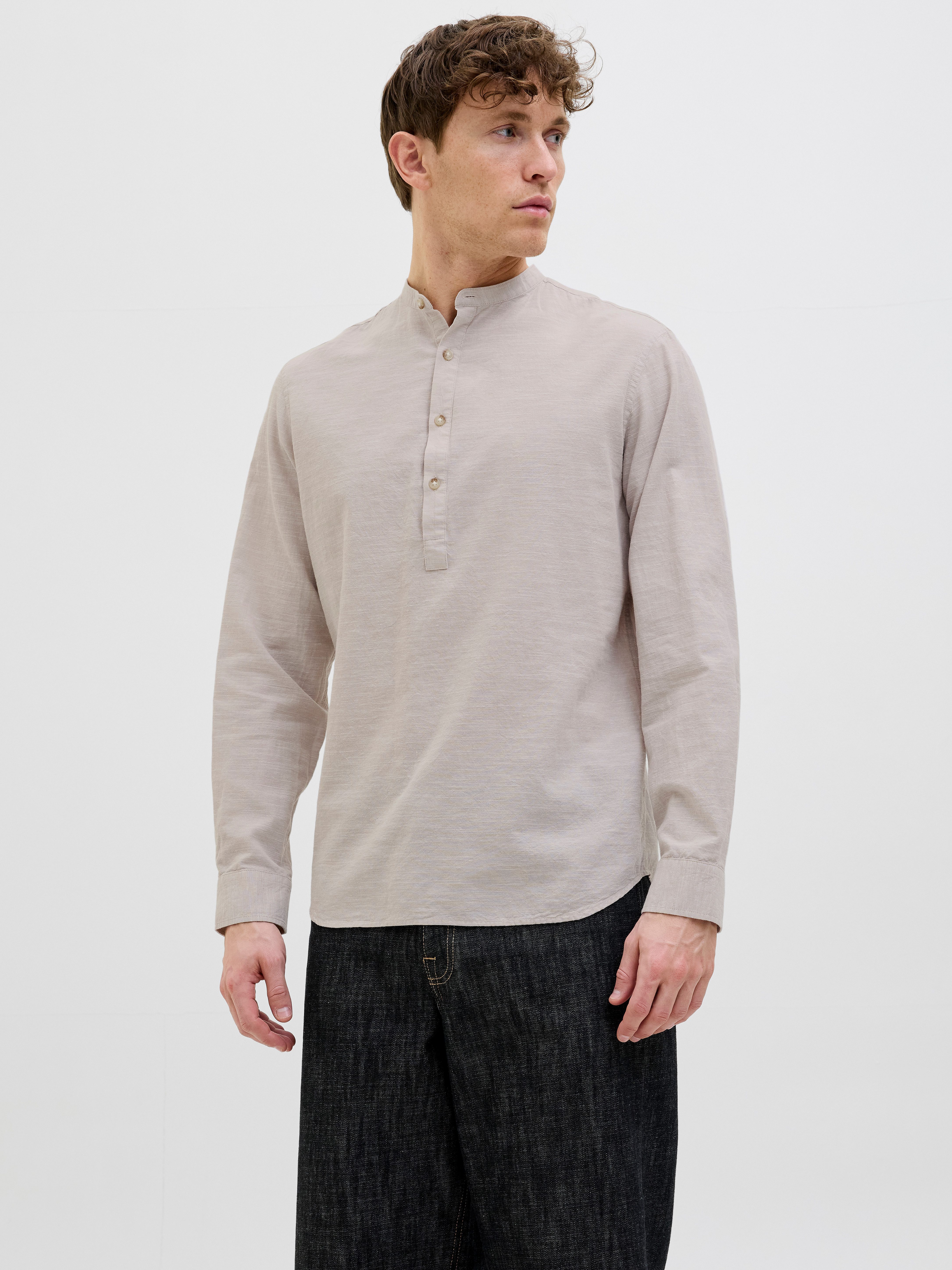 Jack & Jones Langarmhemd JJESUMMER HALF günstig online kaufen