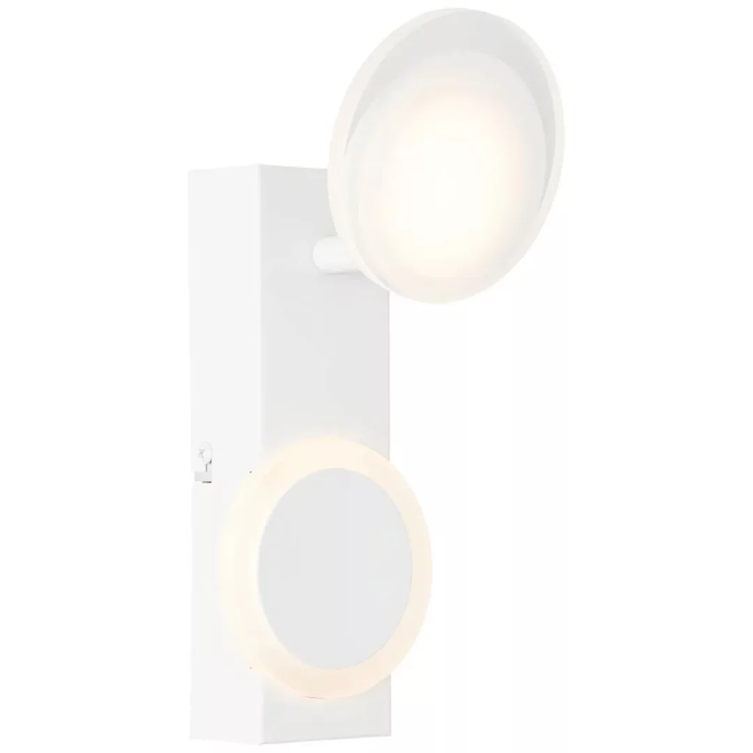 LED Wandleuchte Meriza in Weiß 2x 5W 1200lm günstig online kaufen
