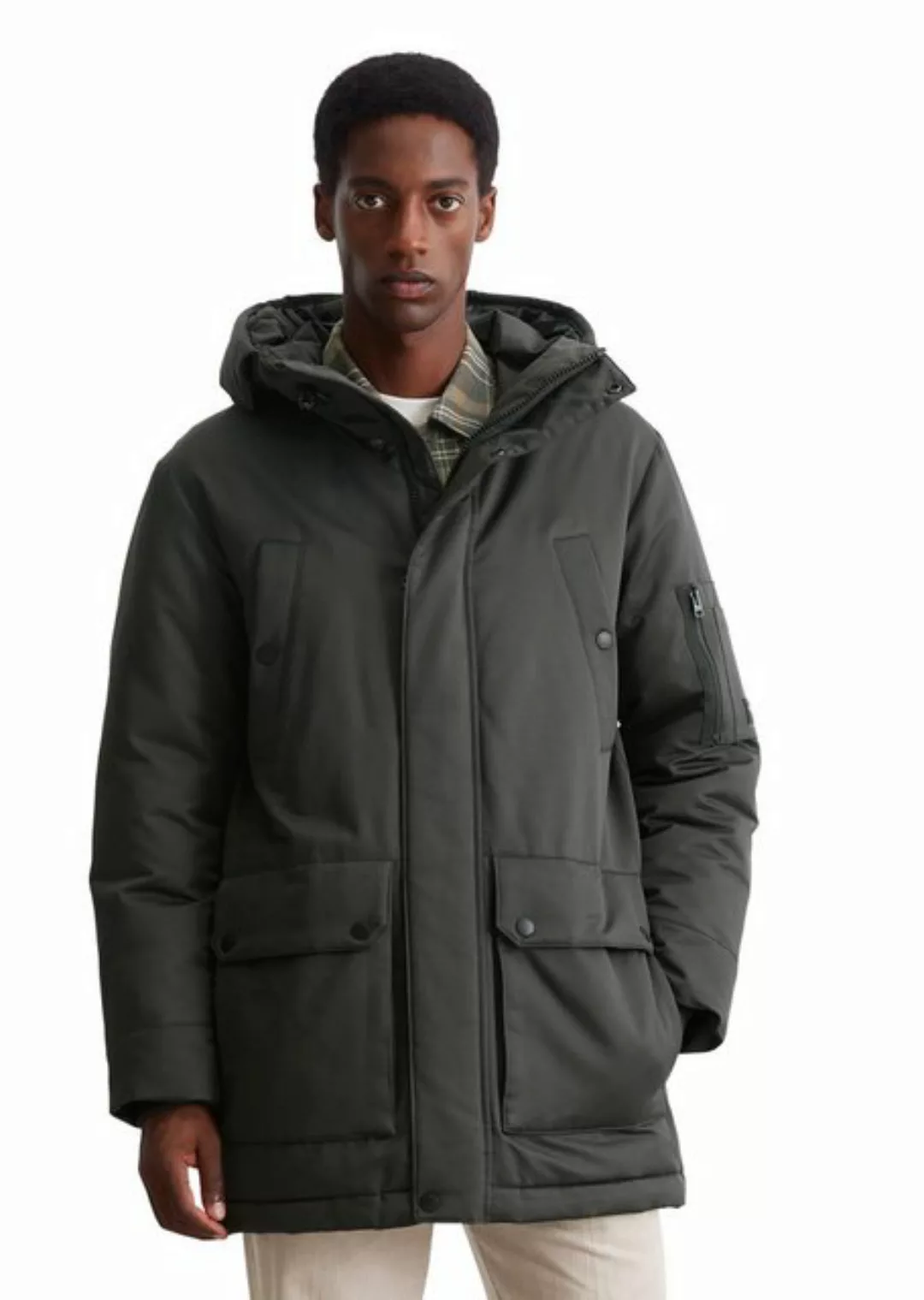 Marc OPolo Outdoorjacke "aus wasserabweisendem Micro-Canvas" günstig online kaufen