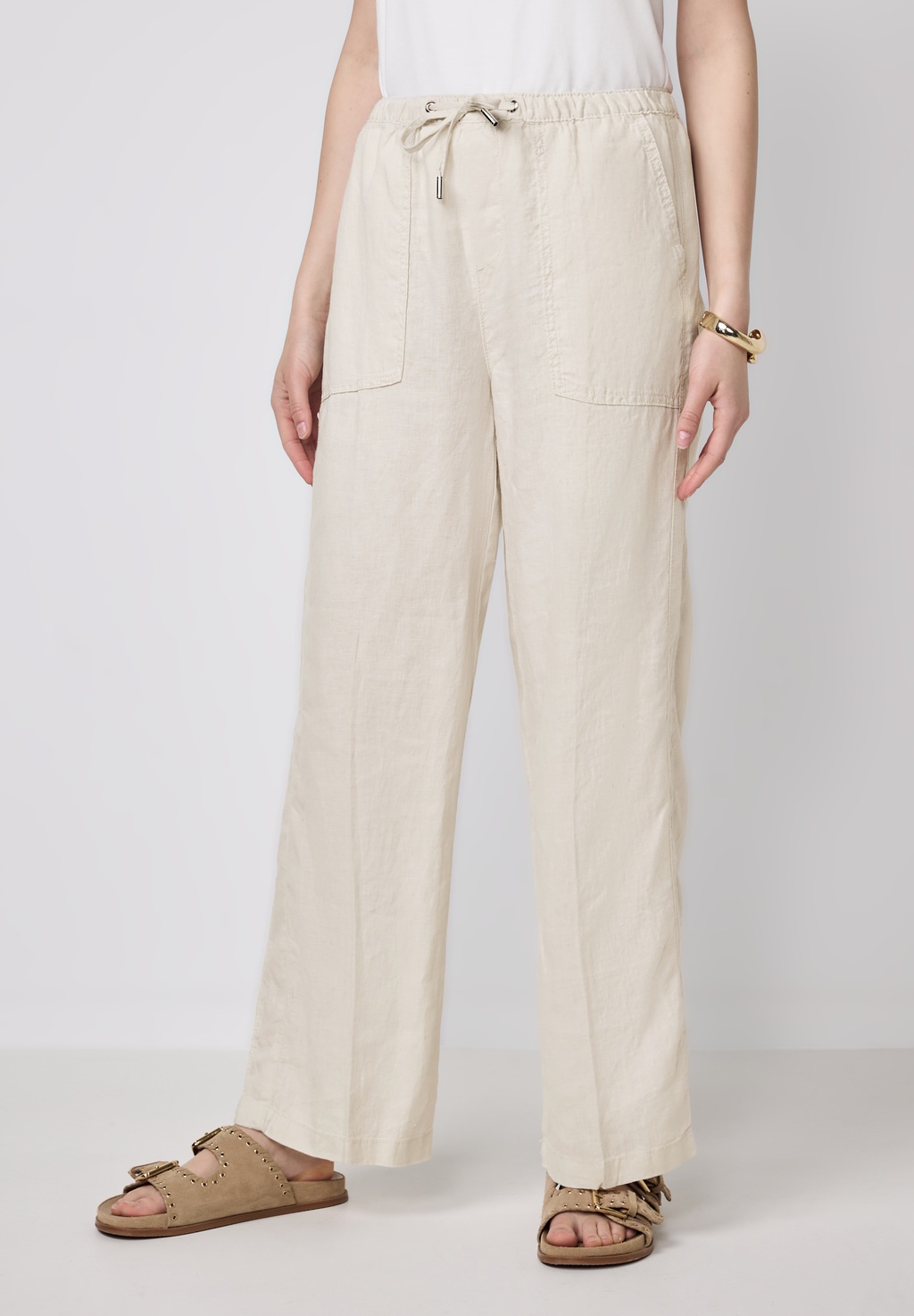 STREET ONE STUDIO Stoffhose, Elastikbund mit Tunnelzug günstig online kaufen