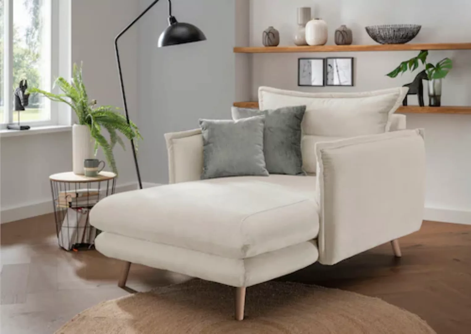 INOSIGN Loveseat »Lazio«, moderner Sessel mit einer bequemen Polsterung, 2 günstig online kaufen