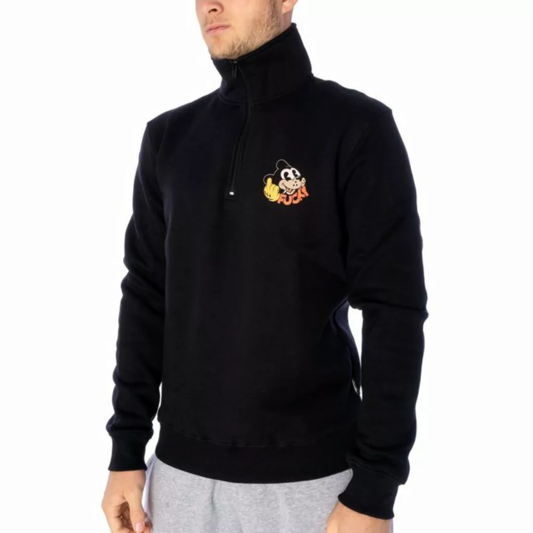 The Dudes Sweater Sweatpulli The Dudes Fucky Half Zip (1-tlg) günstig online kaufen