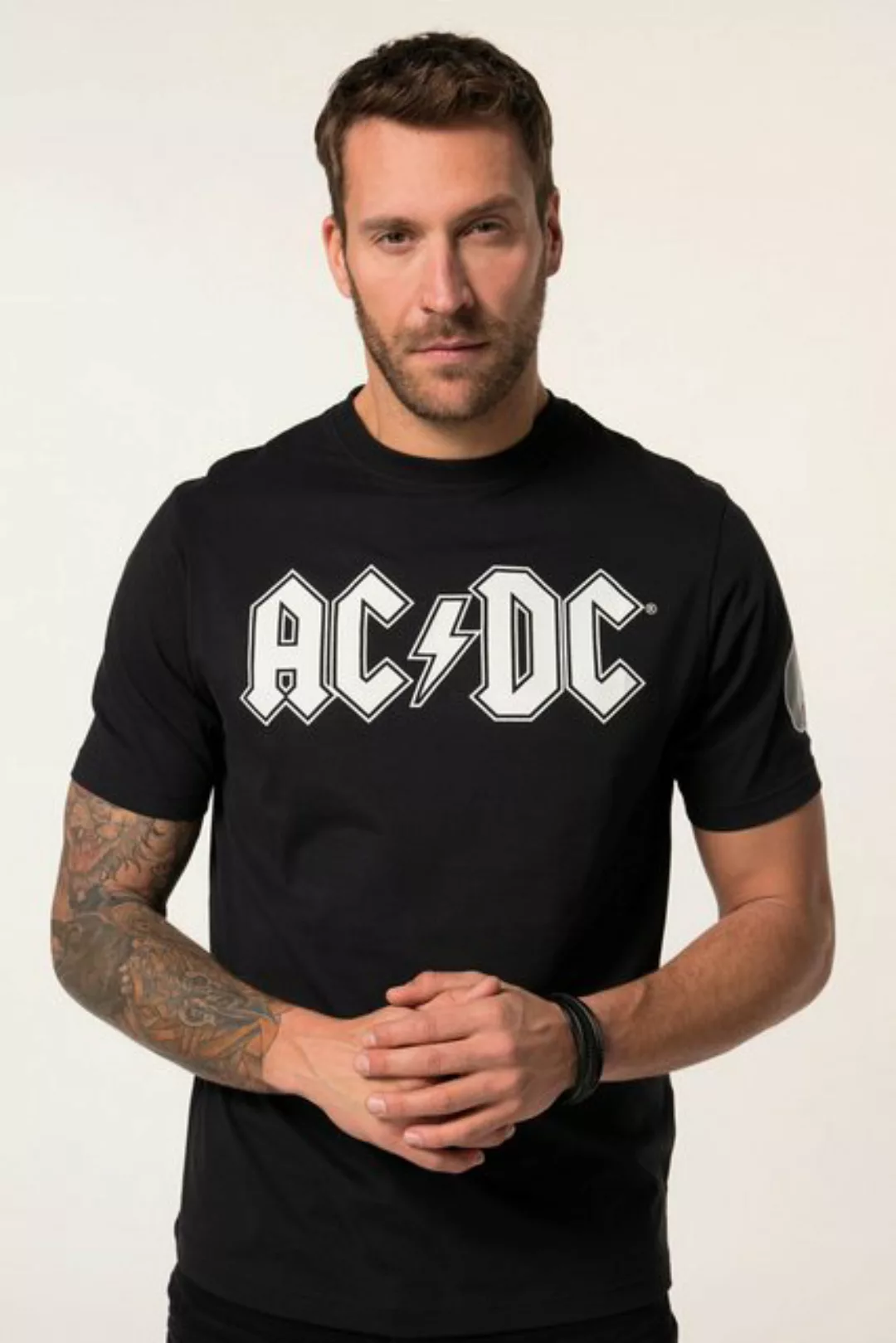 JP1880 T-Shirt JP 1880 T-Shirt Bandshirt AC/DC Halbarm bis 8 XL günstig online kaufen