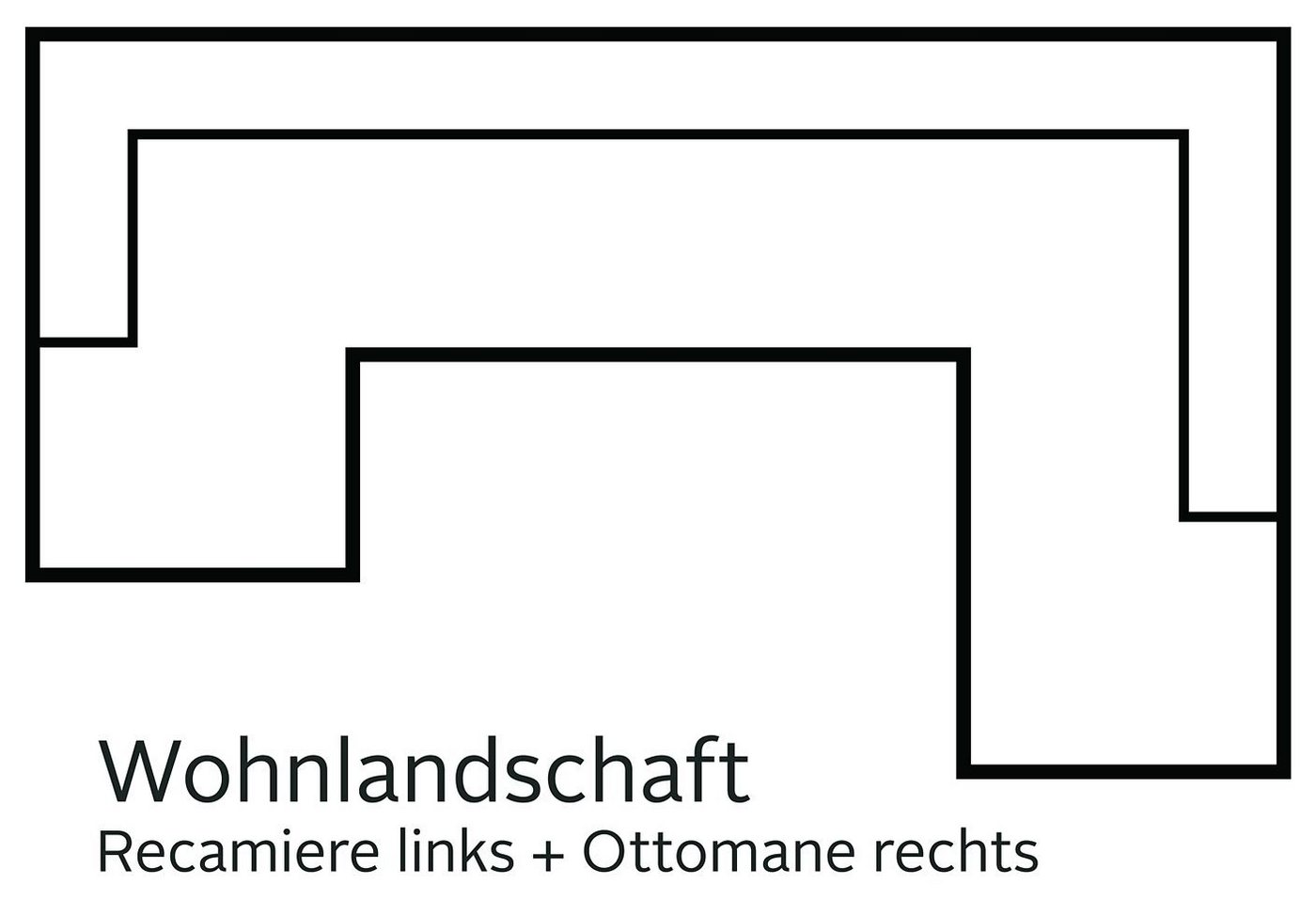 DOMO collection Wohnlandschaft "Santana U-Form", wahlweise mit Bettfunktion günstig online kaufen