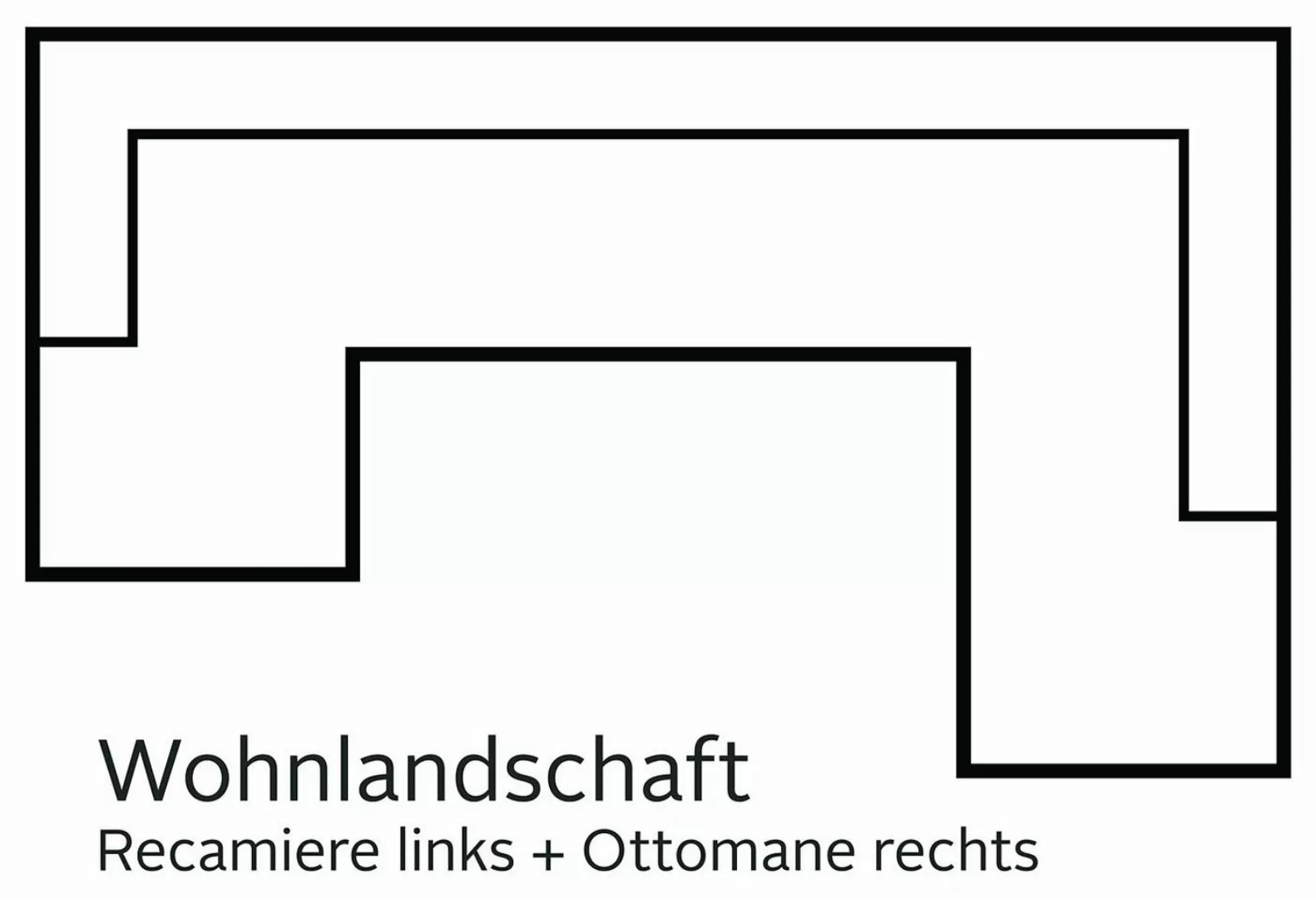 DOMO collection Wohnlandschaft Santana U-Form, wahlweise mit Bettfunktion günstig online kaufen