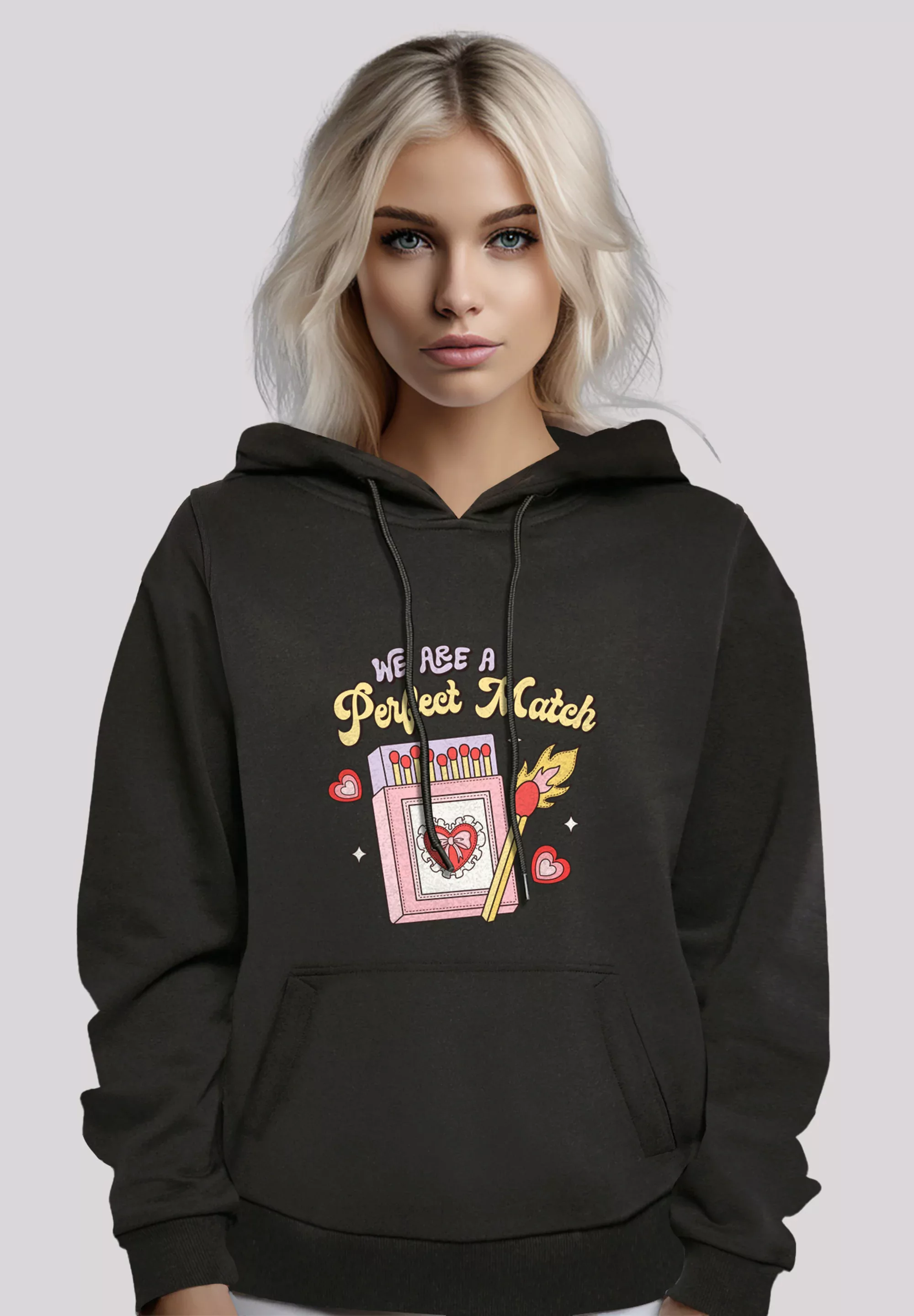 F4NT4STIC Kapuzenpullover "We Are A Perfect Match Love", Premium Qualität günstig online kaufen