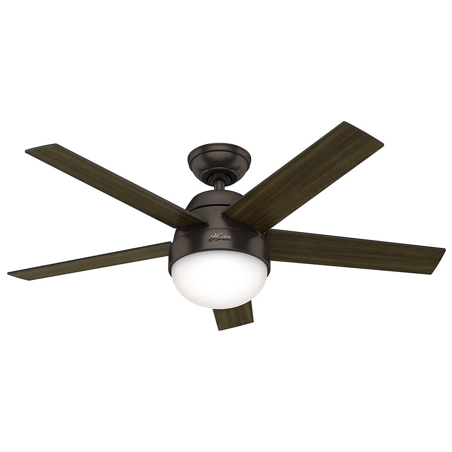 HUNTER FANS Deckenventilator Stile Bronze 117 cm mit Beleuchtung und Fernbe günstig online kaufen