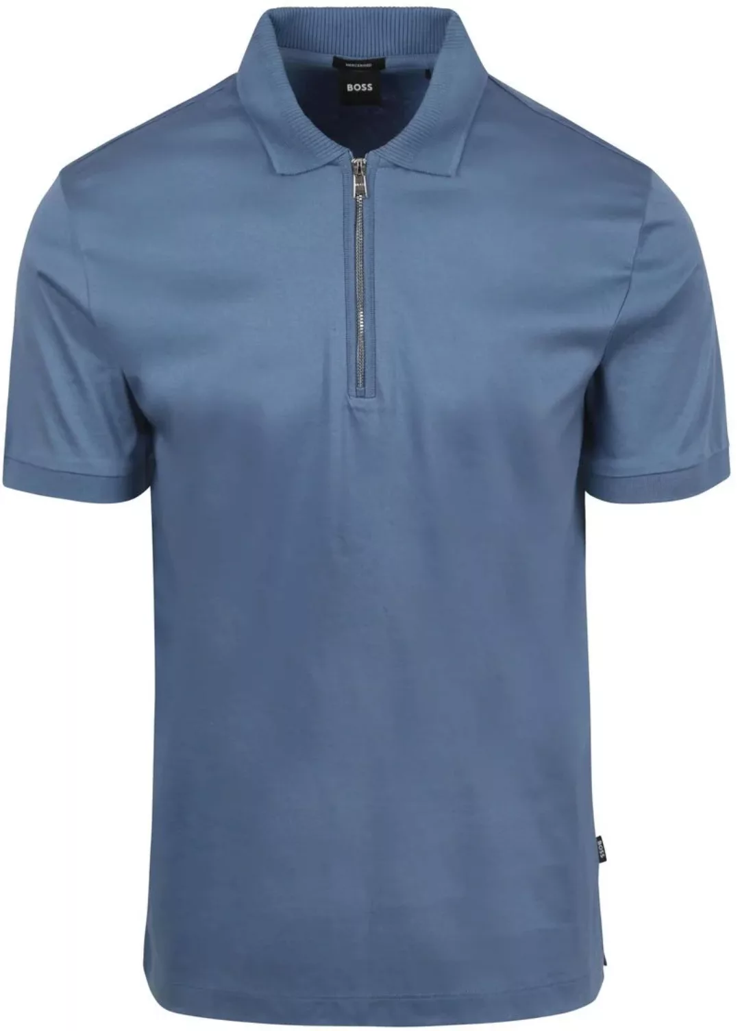 BOSS Poloshirt Polston Blau - Größe M günstig online kaufen