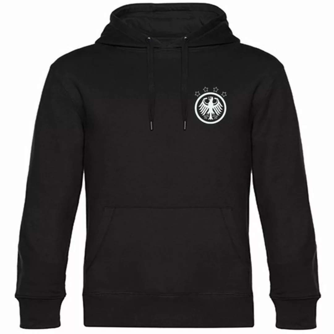 multifanshop Kapuzensweatshirt Deutschland - Adler Retro - Pullover günstig online kaufen