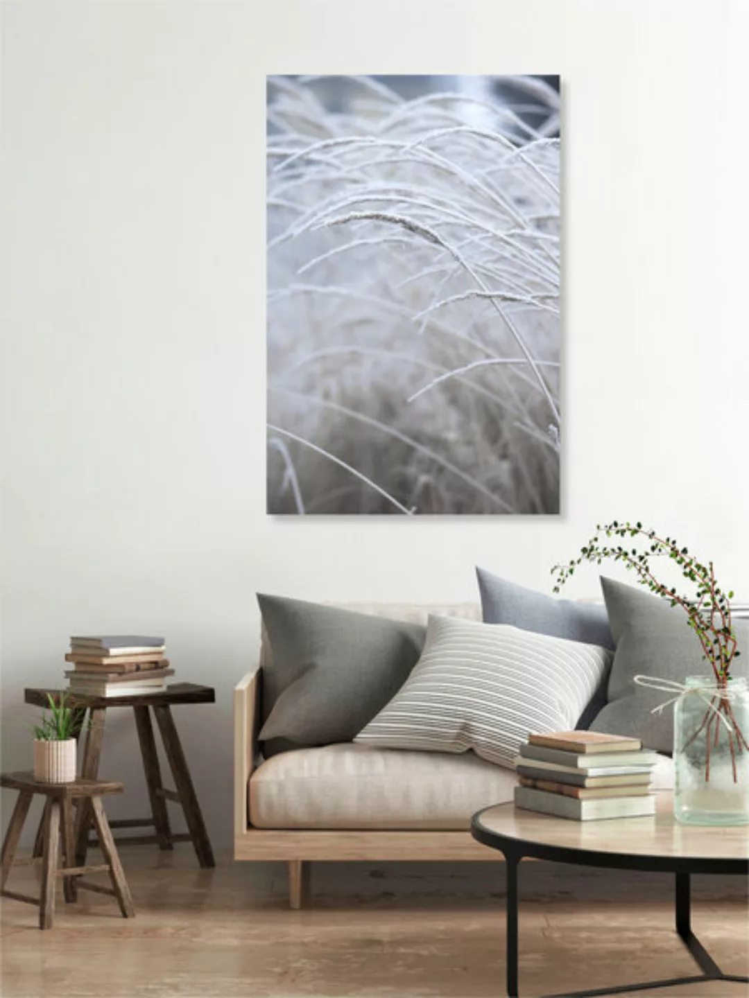 Poster / Leinwandbild - White And Calm günstig online kaufen