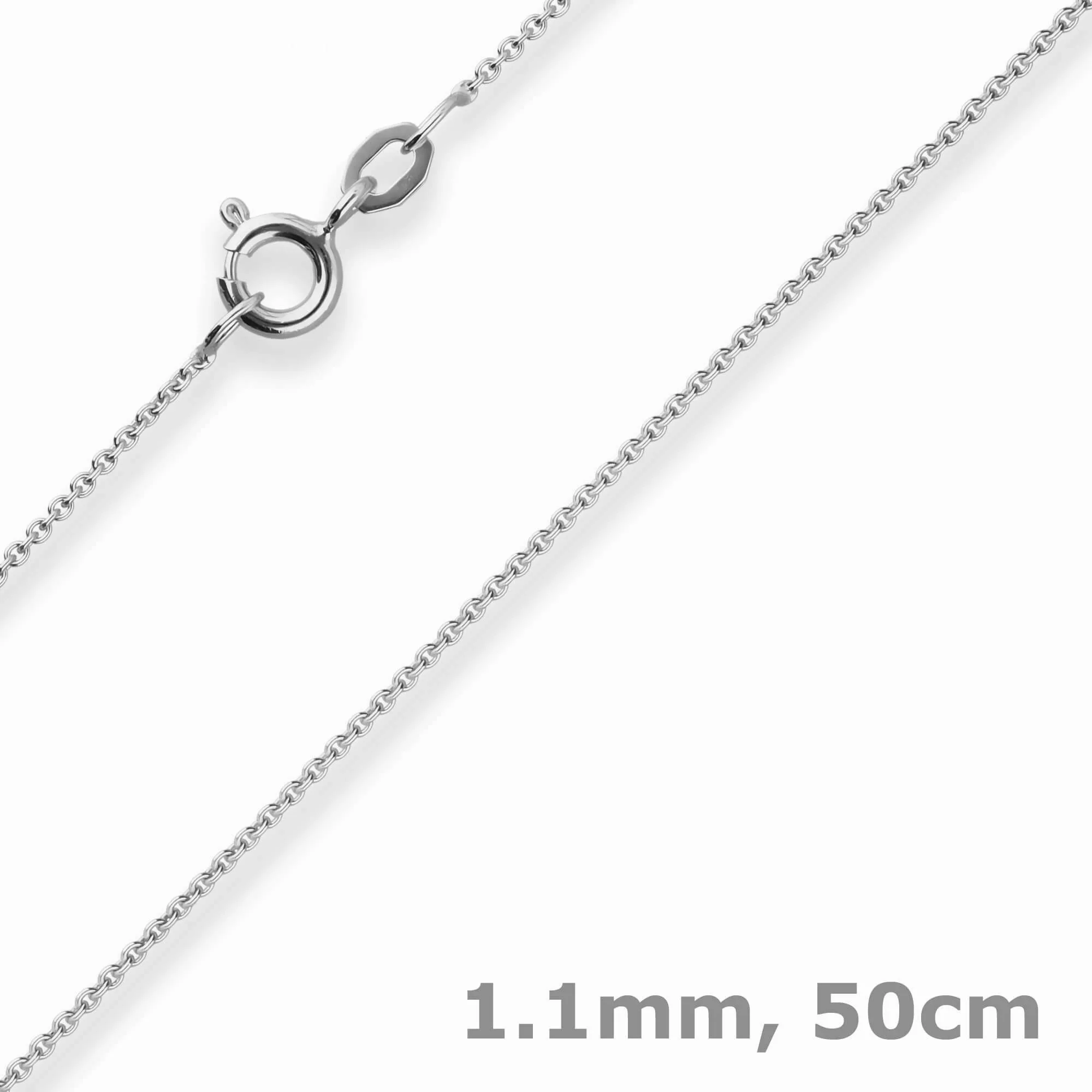Schmuck Krone Goldkette 1,1mm Rund-Ankerkette aus günstig online kaufen