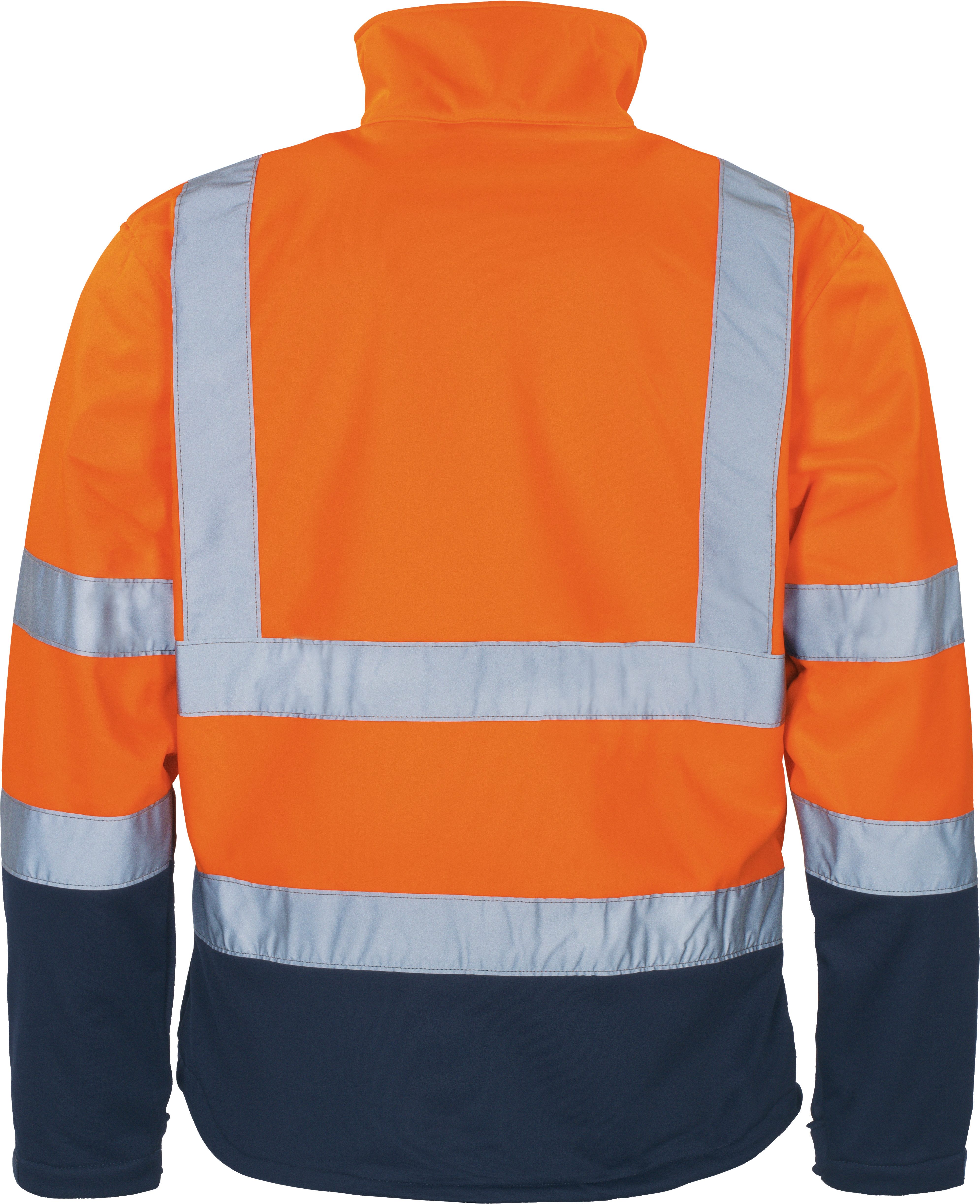vizwell Softshelljacke Warnschutz Sicherheitsjacke orange gelb günstig online kaufen