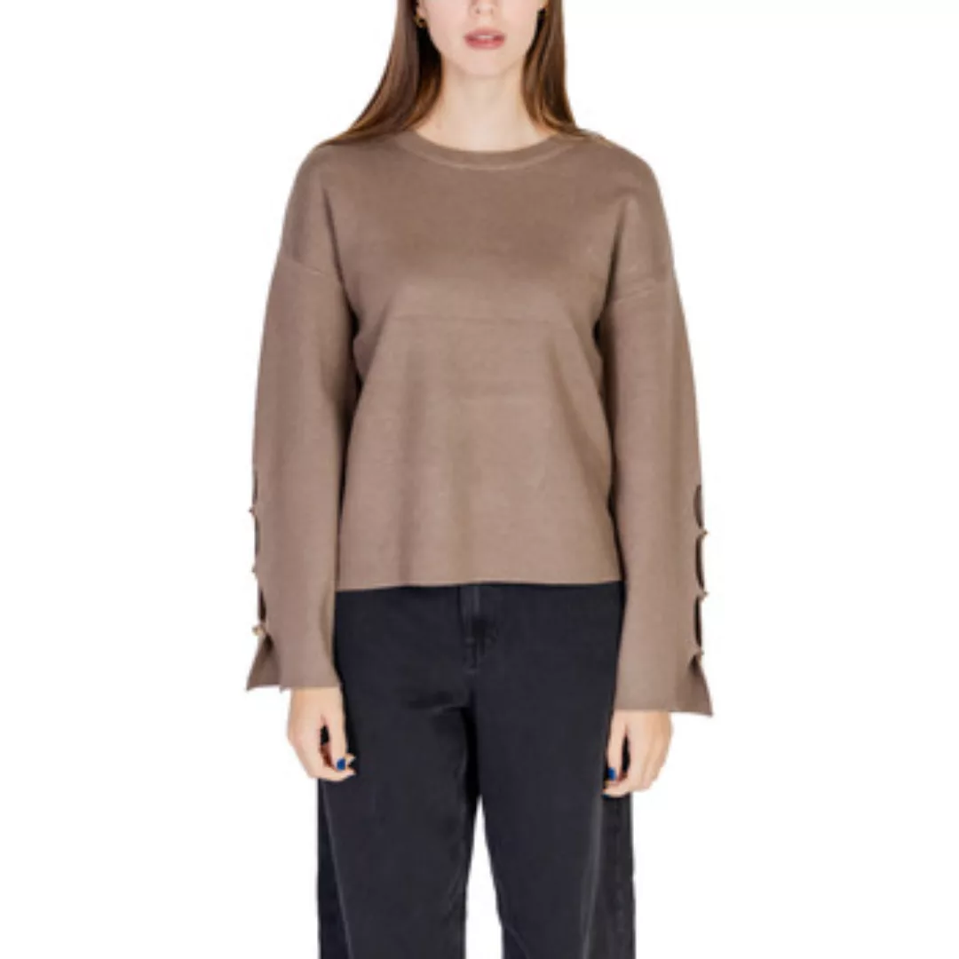 Vila  Pullover VICASSIE L/S BUTTON DETAIL KNIT TOP/R 14098875 günstig online kaufen