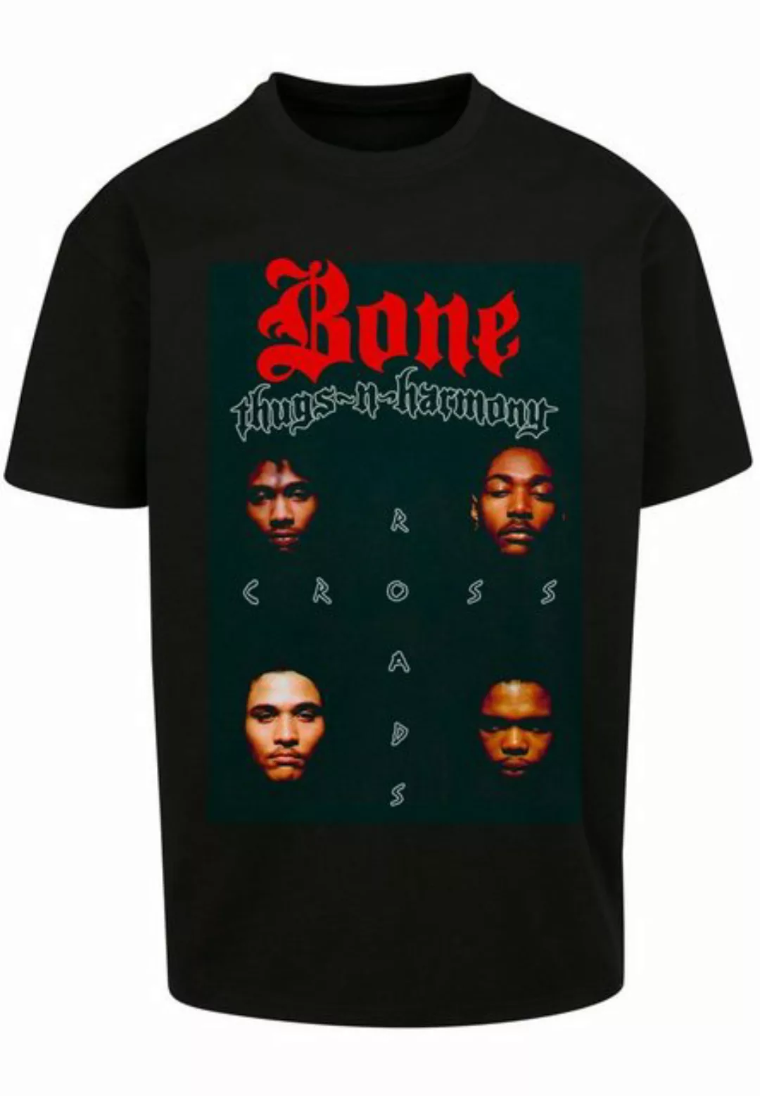 MisterTee Kurzarmshirt Herren Bone-Thugs-N-Harmony Crossroads Oversize Tee günstig online kaufen