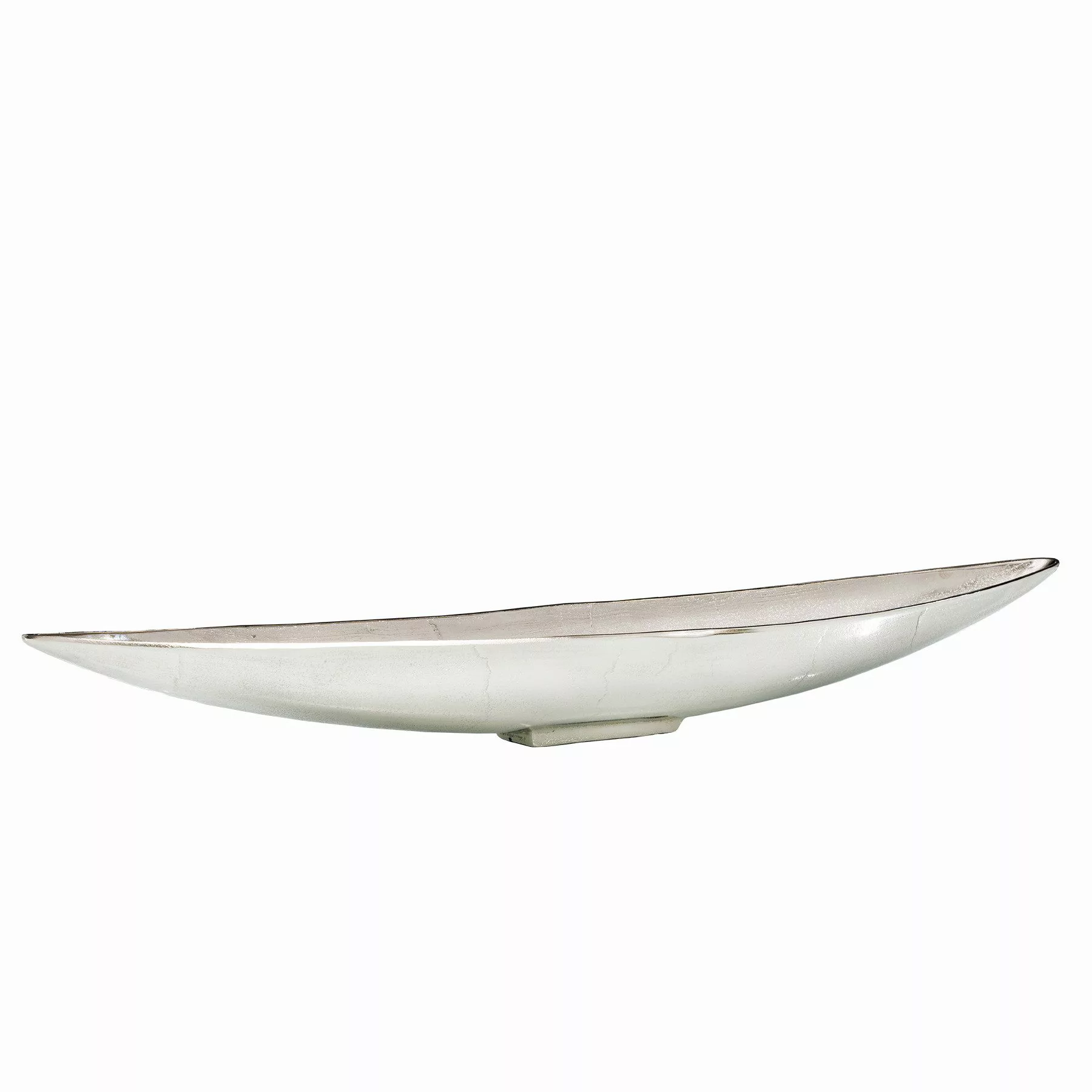 riess-ambiente Dekoschale SILVER LEAF 80cm silber günstig online kaufen