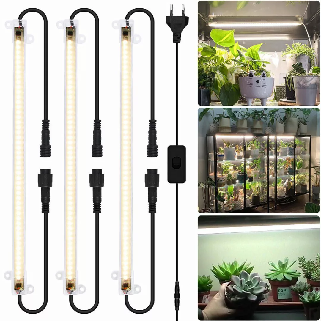 Rosnek Pflanzenlampe 30/50cm, Anschließbar, Sonnenlicht, für günstig online kaufen