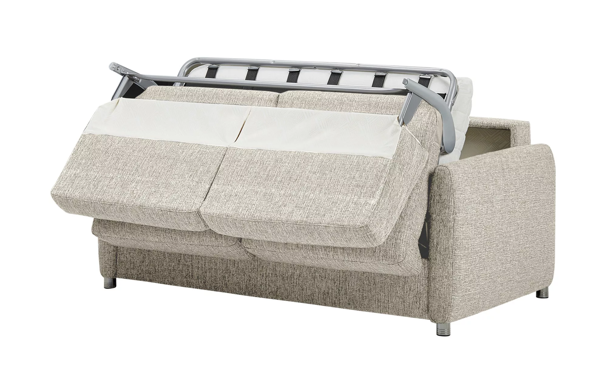 Betty Schlafsofa mit Faltbettfunktion Webstoff Betty ¦ beige ¦ Maße (cm): B günstig online kaufen