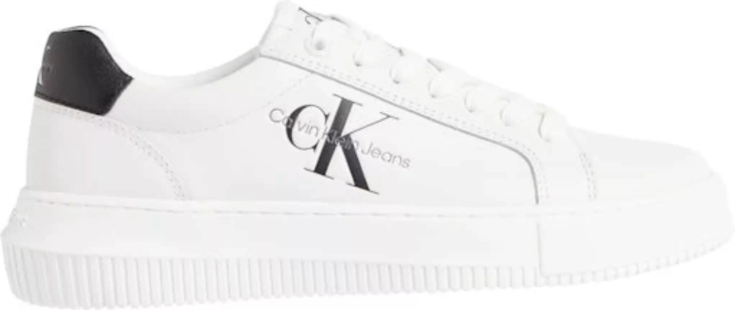 Calvin Klein Jeans Plateausneaker "CHUNKY CUPSOLE MONO LTH WN", Freizeitsch günstig online kaufen