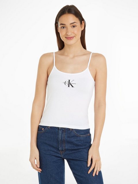 Calvin Klein Jeans T-Shirt "MONOLOGO STRAPPY TANK TOP", mit Logomarkenpatch günstig online kaufen