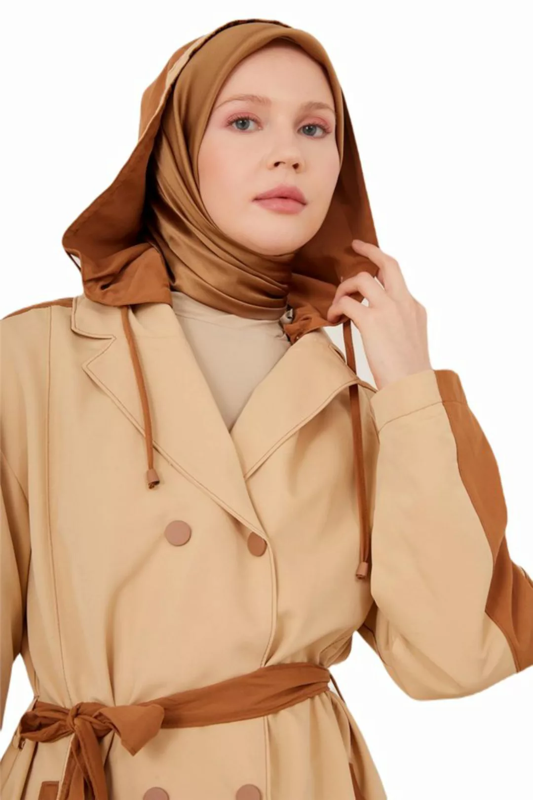 ARMİNE Langmantel Armine Mobile Hooded Colorblack Cap – Moderne und elegant günstig online kaufen