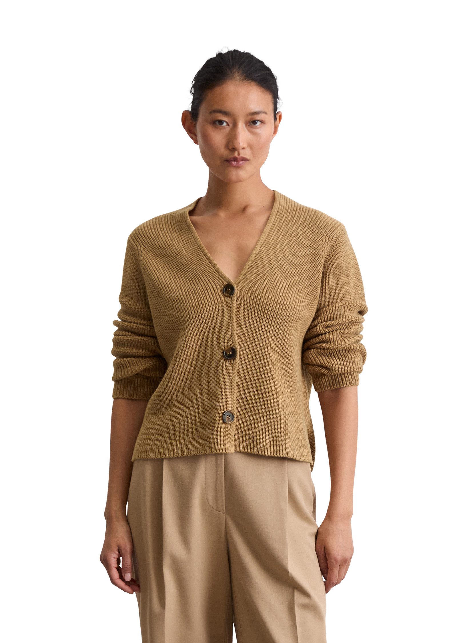 Marc O'Polo Cardigan aus Heavy-Weight-Organic-Cotton günstig online kaufen