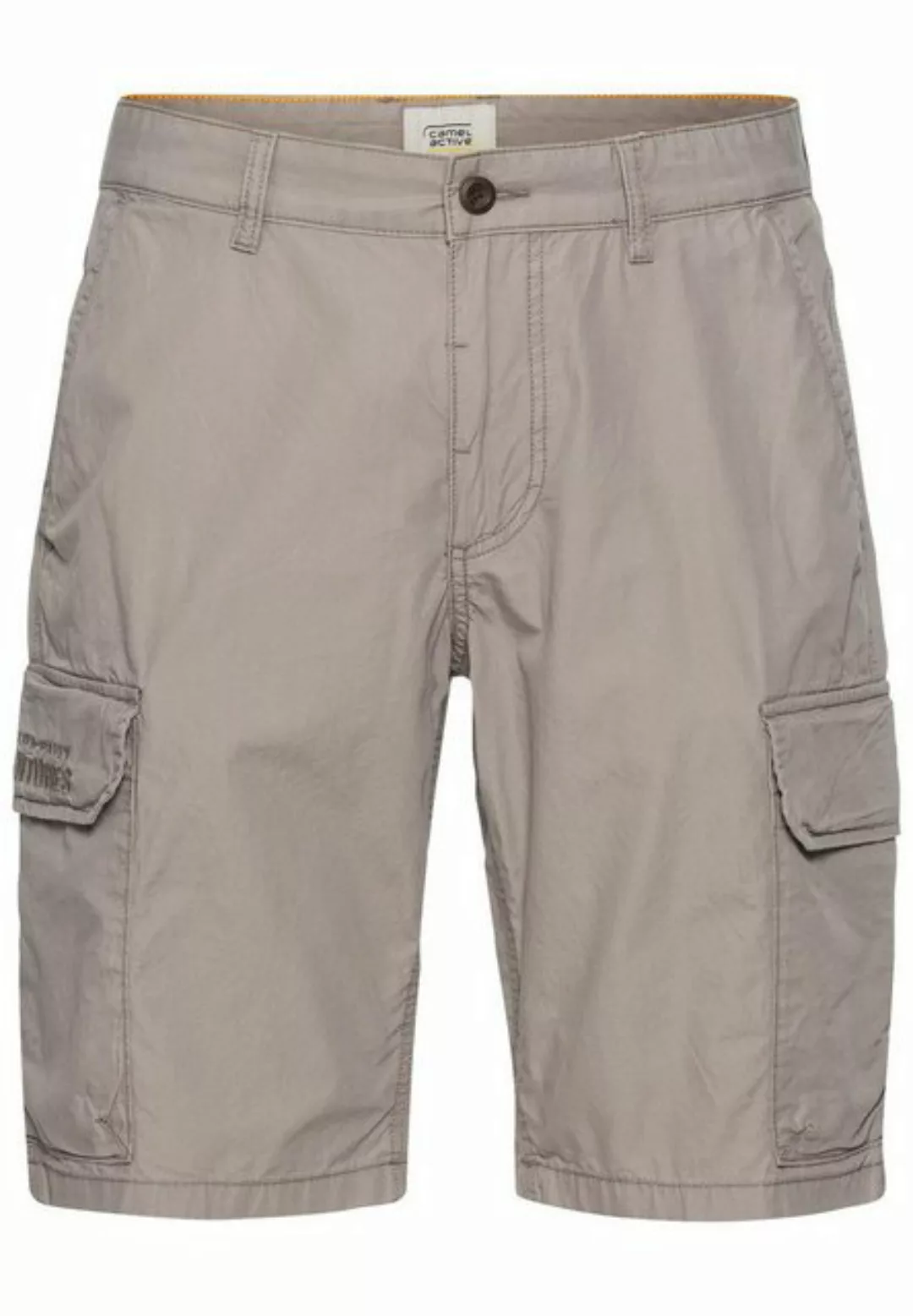 camel active Stoffhose Shorts Cargo, Stone Grey günstig online kaufen