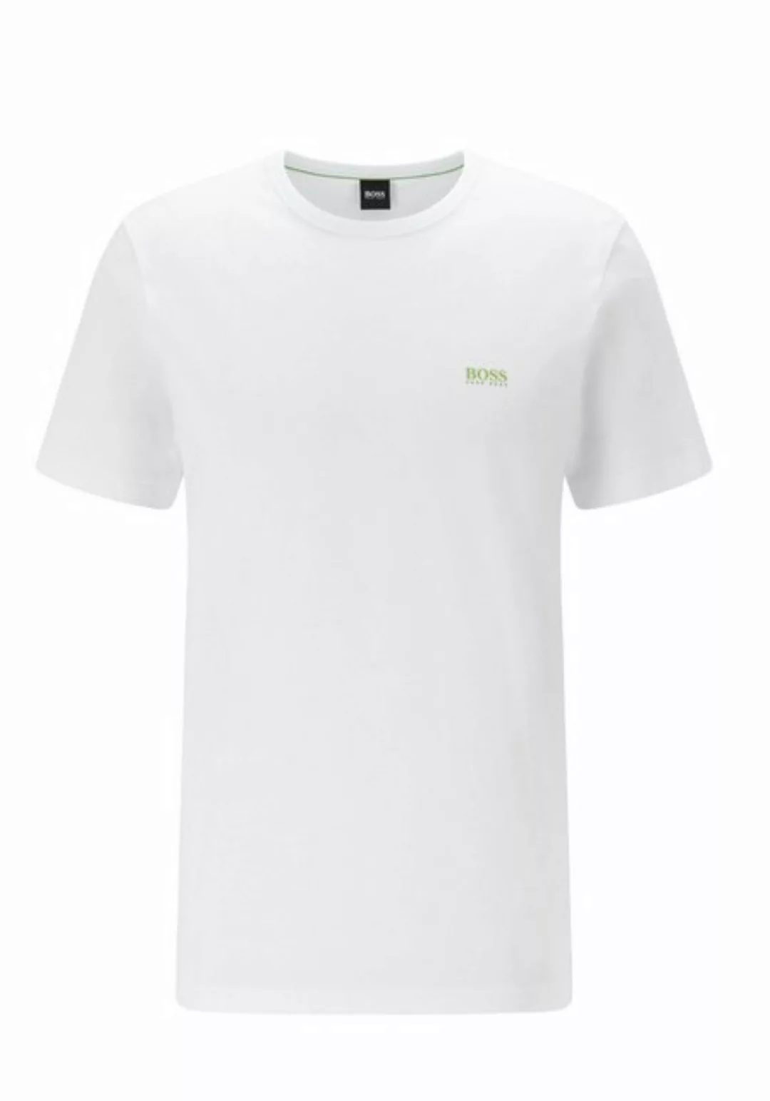 BOSS Kurzarmshirt Hugo Boss Herren T-Shirt mit Logo Print auf der Brust und günstig online kaufen