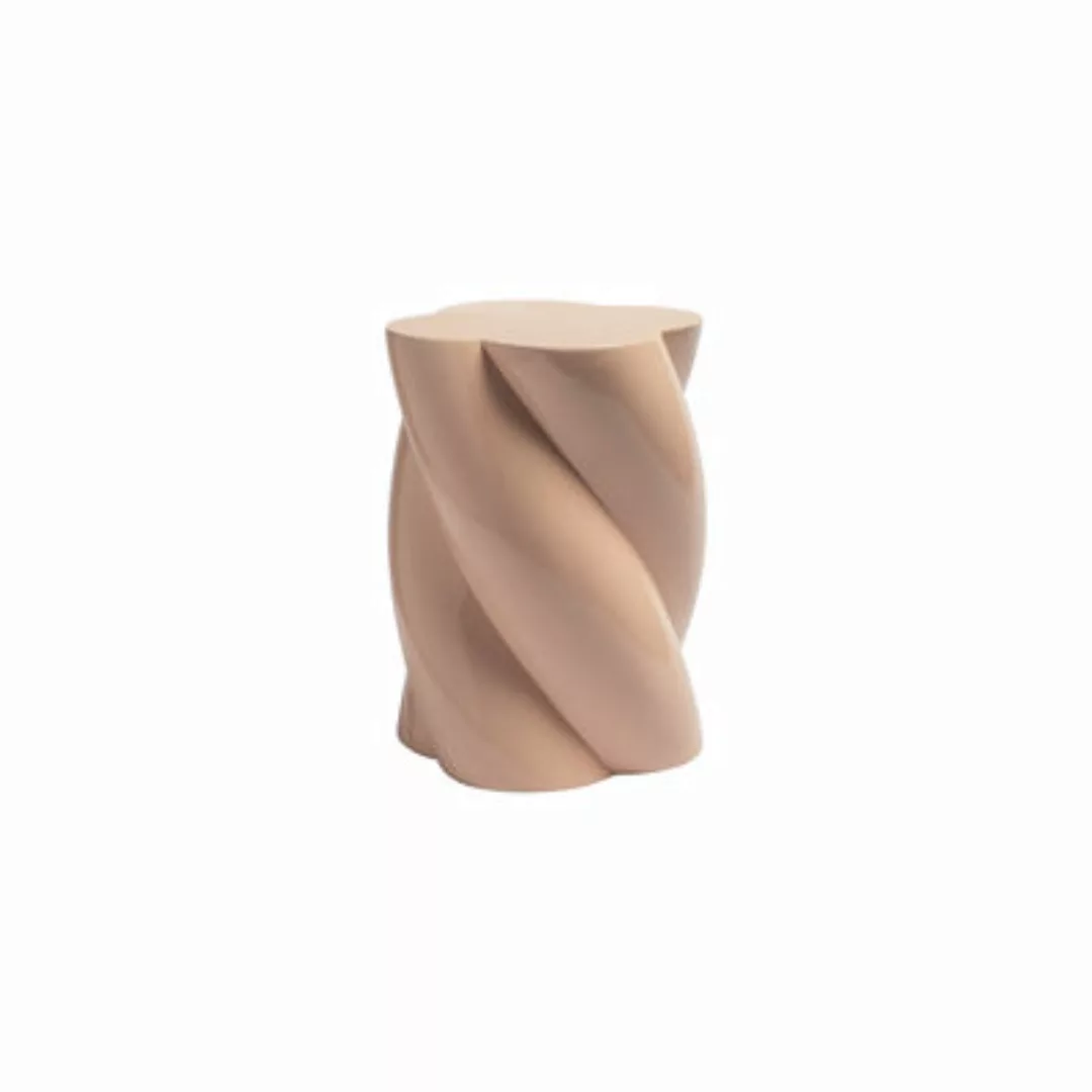 Beistelltisch Marshmallow plastikmaterial rosa / Ø 30 x H 40 cm - Glasfaser günstig online kaufen
