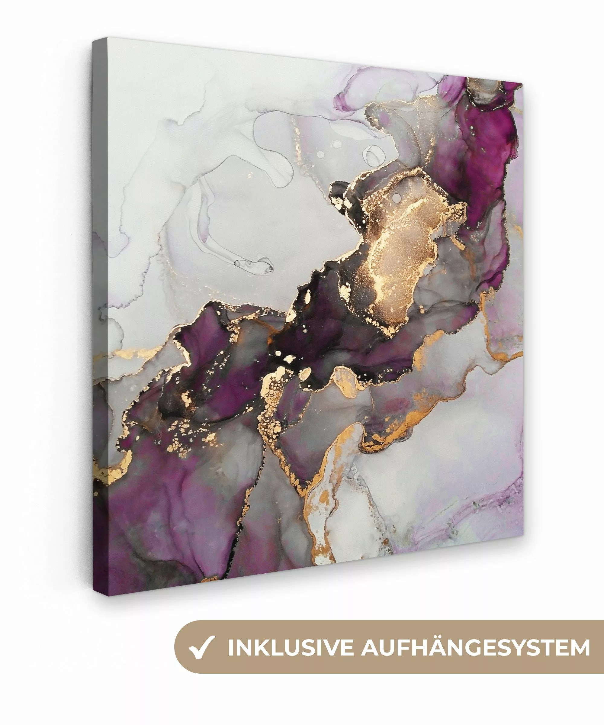 OneMillionCanvasses® Leinwandbild Marmor - Abstrakt - günstig online kaufen
