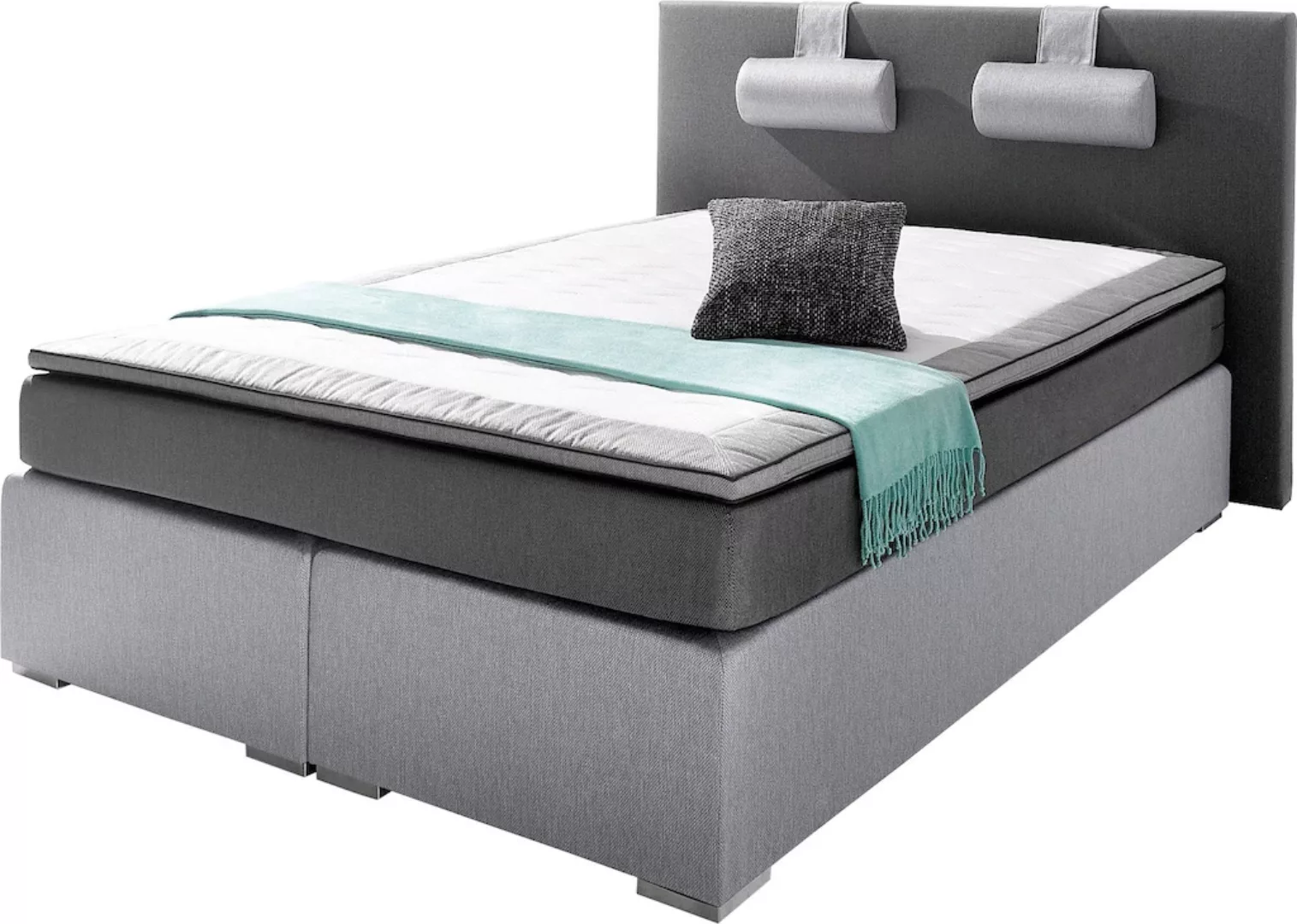 ATLANTIC home collection Boxspringbett "Rick", mit Bonnell-Federkernmatratz günstig online kaufen